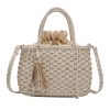 Jute Vintage hand-woven cross-body bag handbag