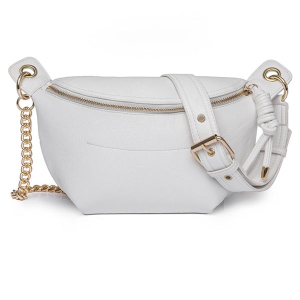 PU Leathe Fanny Pack Crossbody Purse for Women