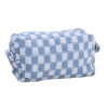 Checkered Makeup Bag