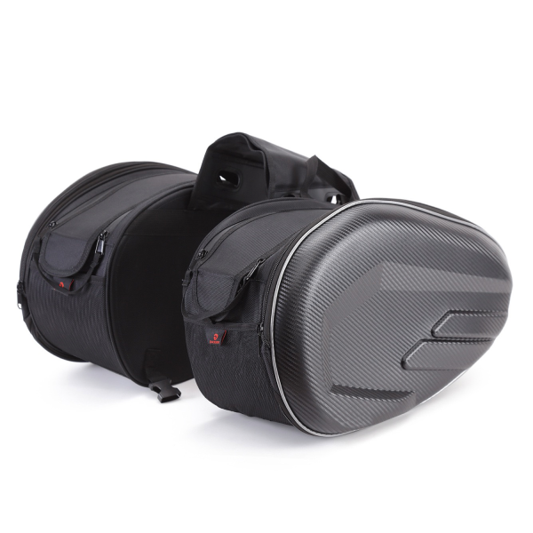 Motorcycle side saddle bag