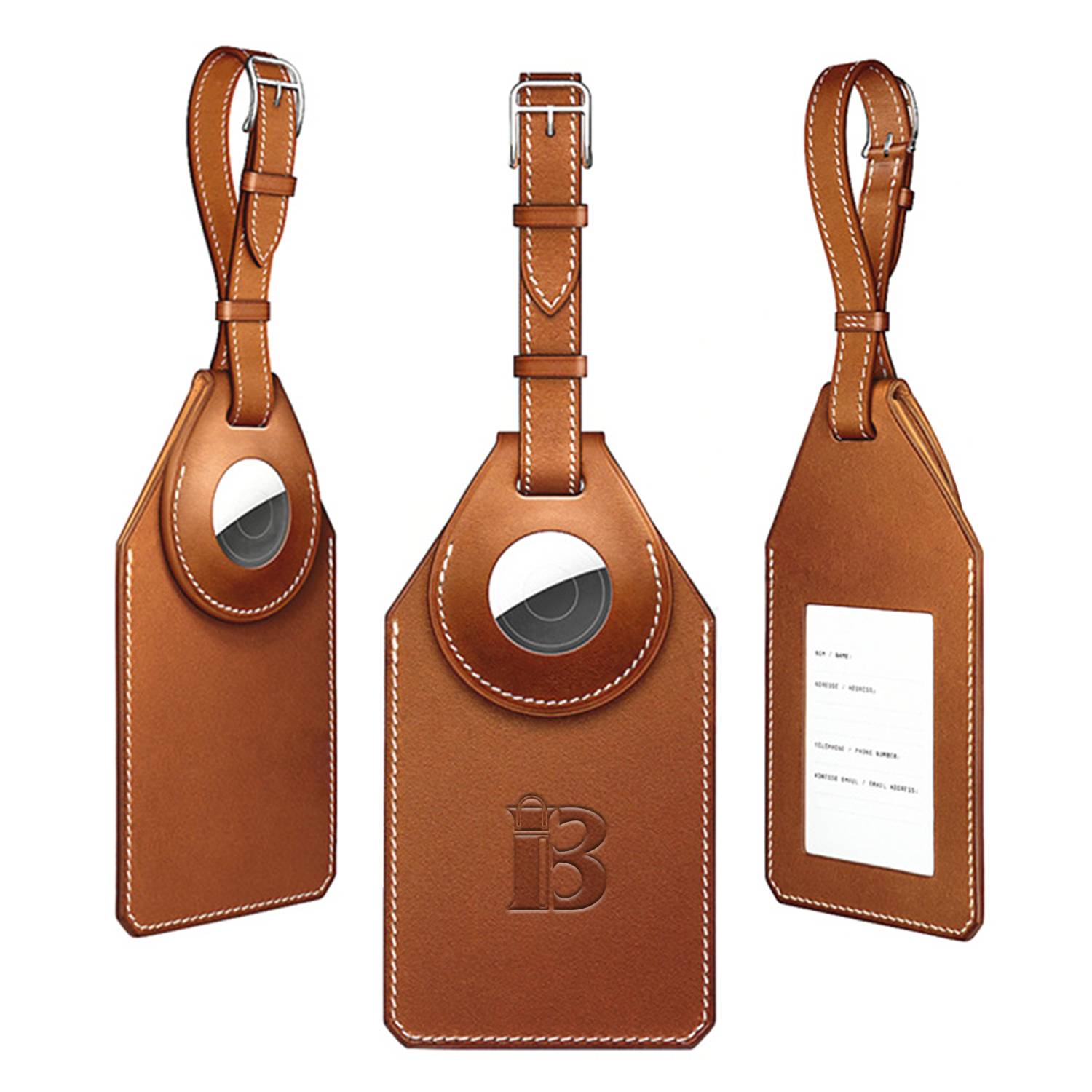 Position tracker keyring luggage tag