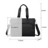 Polyurethane Business Waterproof Laptop Cross-body Bag