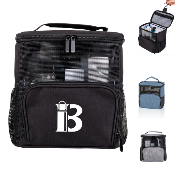 Foldable Mesh Water Resistant Makeup Bag