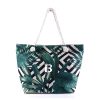 Tropical Palm Leaves Tote Bag for Beach