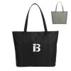Single Shoulder Canvas Commuting Tote Bag