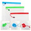 Mesh drawstring polyester bag