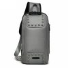 Oxford Men Sling Backpack Anti Theft Crossbody Shoulder Bag