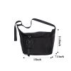 Nylon waterproof cross-body bag