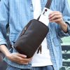 Genuine Leather Sling Bag for Men Crossbody