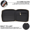 Genuine Leather Large Capacity Card Case Wallet