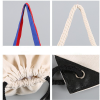 Cotton Heavy Beige Canvas Foldable Shopping Bag