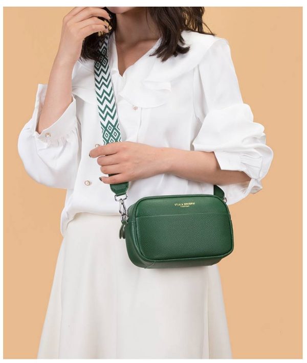 Genuine Leather Crossbody Bag for Women