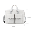 Compartment Zipper Pockets Large Tote Laptop Bag
