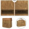 Canvas drawstring electronic accessories storage duffel bag