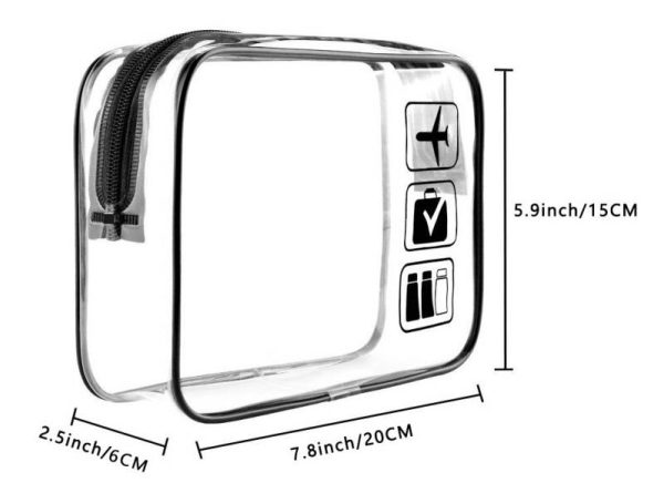 Travel Clear Cosmetic Bag