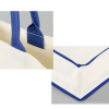 Canvas Tote Bag With Color Stripe