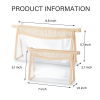 Small Straw Clear Makeup Bags