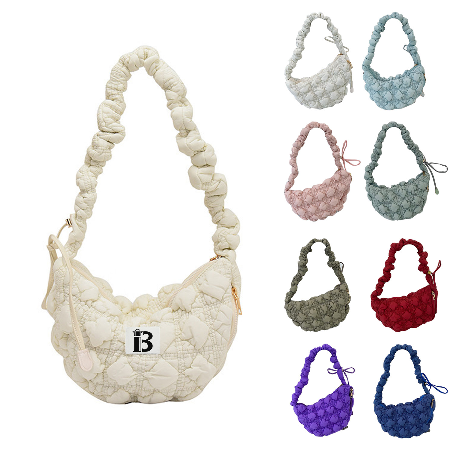 Versatile down shoulder bag