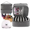 Oxford Double Layer Nail Polish Storage Makeup Bag