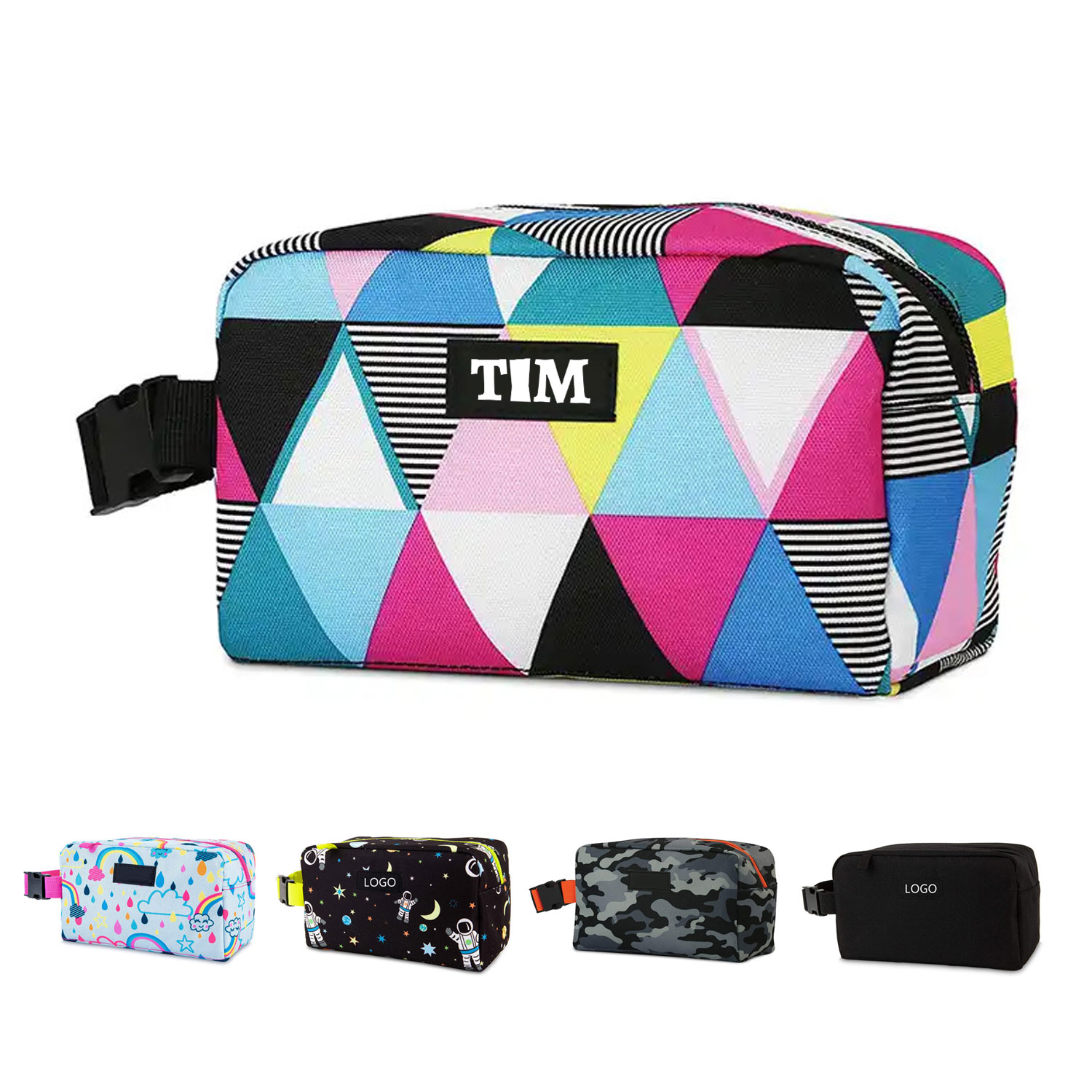Snack Box with Insulated Lining and Colorful Design