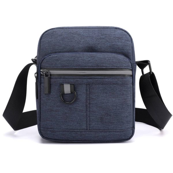 Mini Canvas Portable mobile phone coin Crossbody Bag for Men