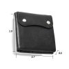 Genuine leather multi card short handbag