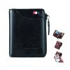 Men'S Genuine Leather Pass Case Wallet