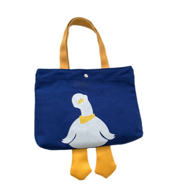 Simple Canvas Cute Duck Tote Bag