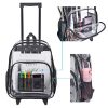 PVC Transparent Backpack with Wheels
