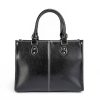 Vintage Vegan Leather Large Computer Laptop Messenger Bag