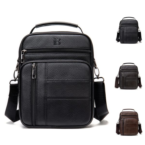 Genuine Leather Crossbody Bags for Men