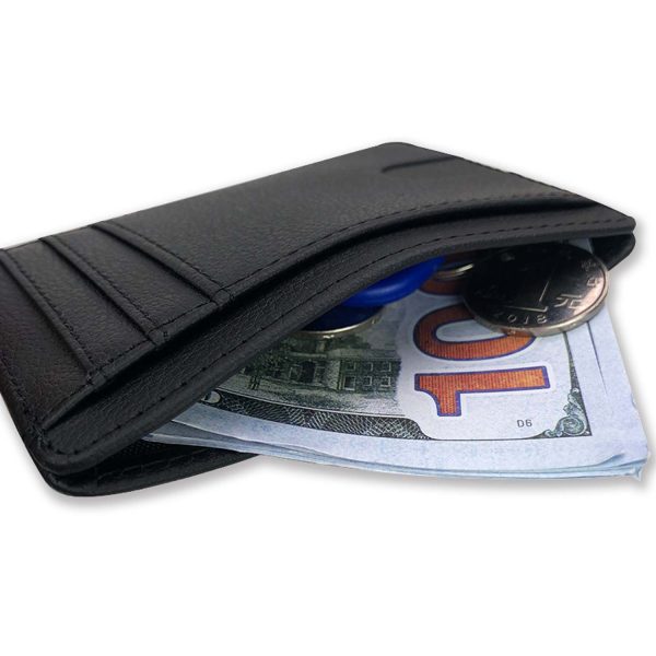 RFID Leather Card Holder Wallet
