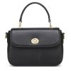 Women's Genuine Leather Top Handle Crossbody Purse