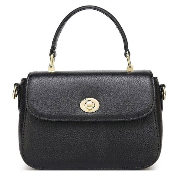 Women's Genuine Leather Top Handle Crossbody Purse