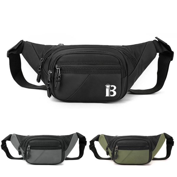 Men's Minimalist Oxford Crossbody Bag Fanny Pack