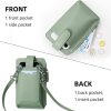 Genuine Leather Diagonal Cell Phone Bag