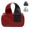 Fake Leather Handbag Makeup Bag