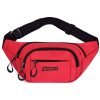 3-Zipper Oxford Fanny Pack