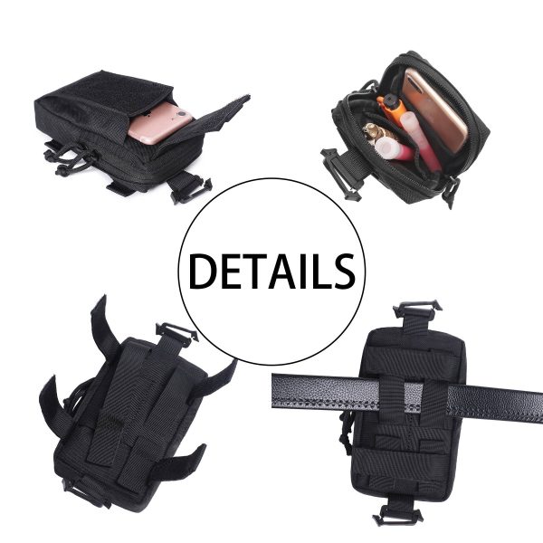 Nylon Outdoor Tactical Belt PhoneMini Waist Pack