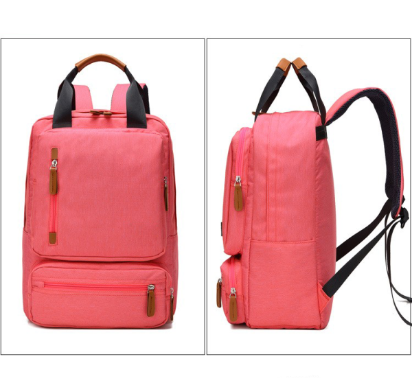 Canvas Laptop Backpack for Women Men