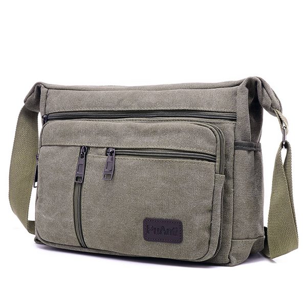 Multi layer canvas bag