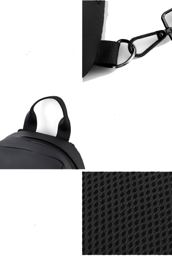 Water Repellent Cross Body Chest Bag For Men