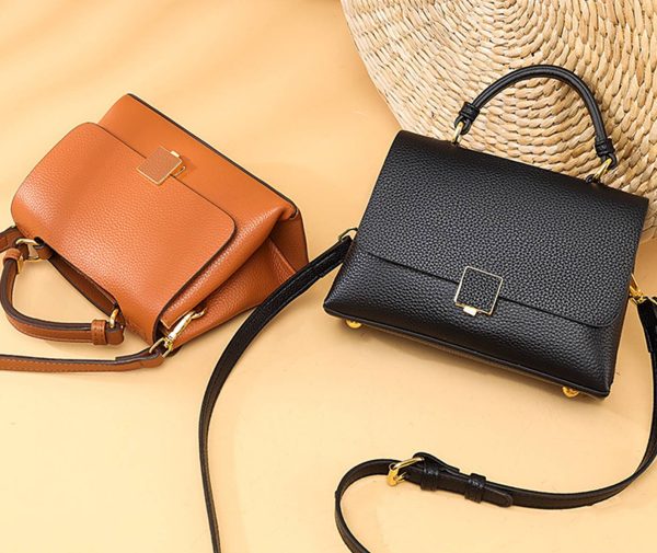 Real Leather Shoulder Crossbody Bag