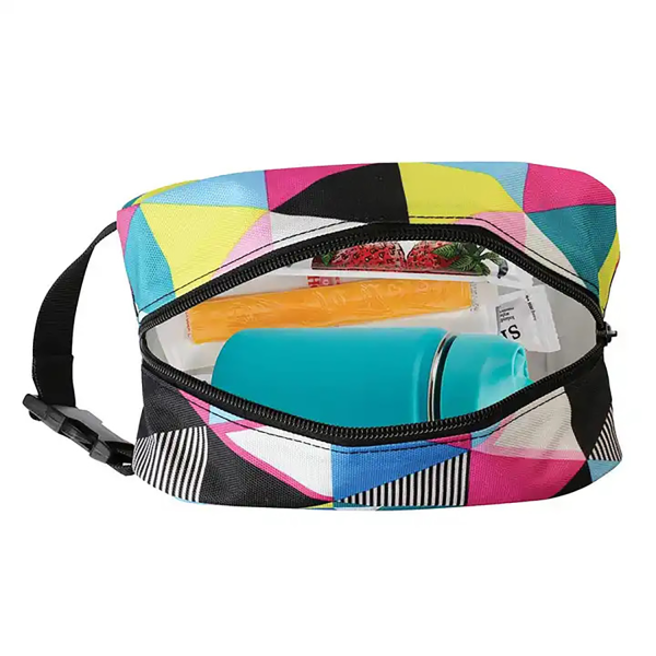 Snack Box with Insulated Lining and Colorful Design