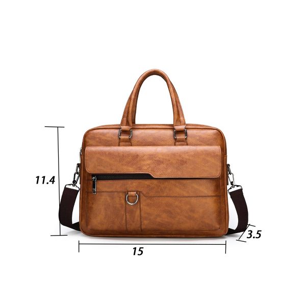 PU Men's Business Crossbody Bag