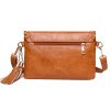 Women's PU Leather Envelope Purse Messanger Bag With Tassels