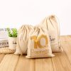 Reusable Canvas Drawstring Bags