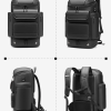 Gym backpack with shoe compartment for men