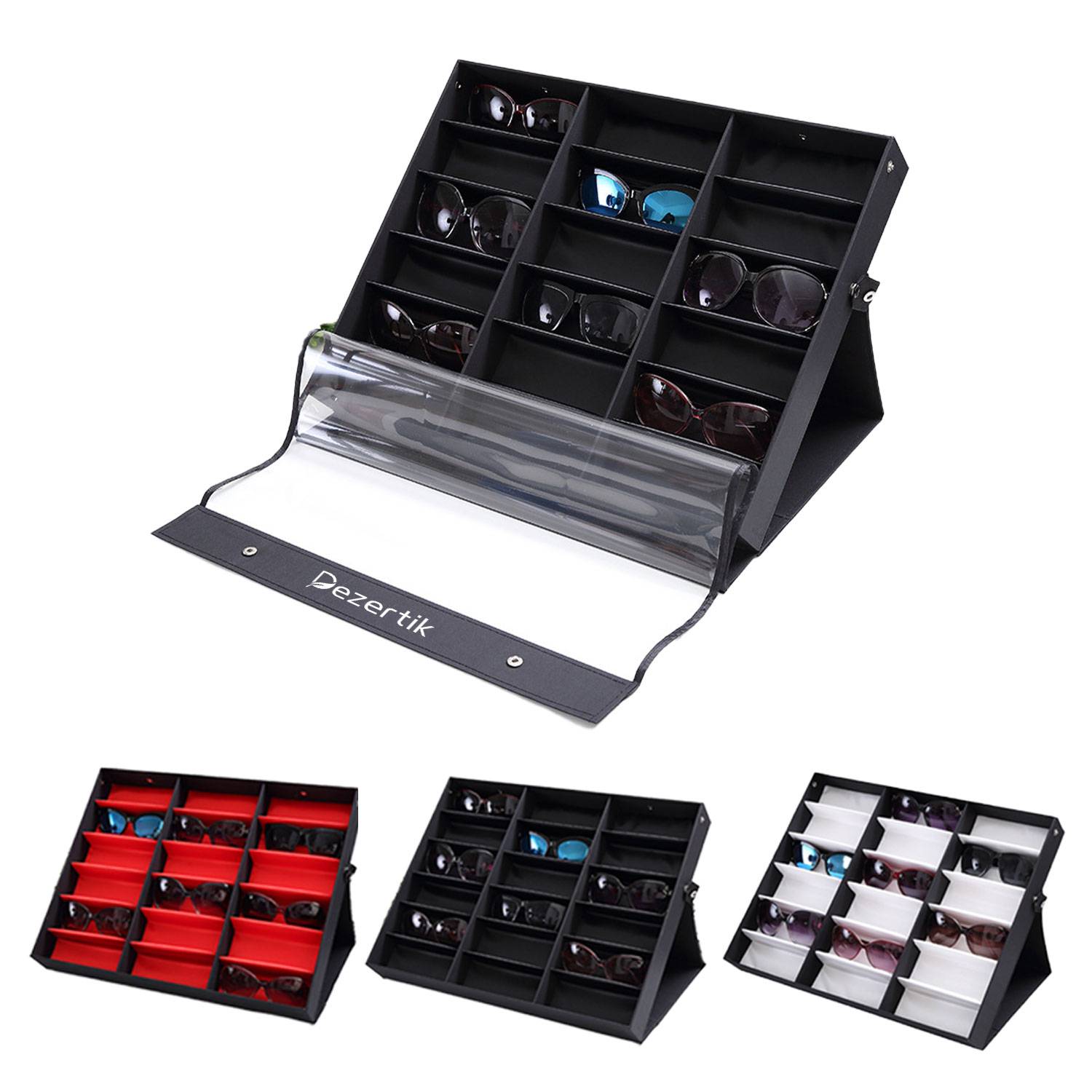 Inner Fleece Sunglasses Storage and Display Box