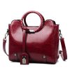PU woven tote bag handbag for women With a round bracelet